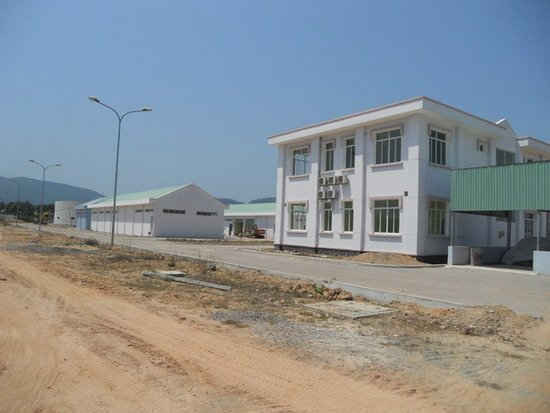 Nhà máy xử lý nước thải CEPT được xây dựng tại KV 3, phường Nhơn Bình.