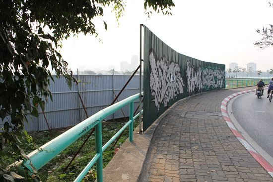 Các hộ dân cho rằng dự án bãi đỗ xe đã vi phạm vào khu vực đã được quy hoạch bảo tồn của Hà Nội