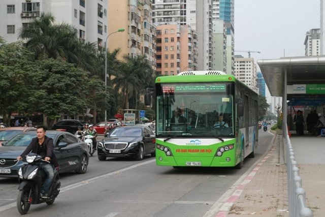 Tổng đầu tư cho xe buýt nhanh BRT trên 7.000 tỷ đồng. Ảnh minh họa