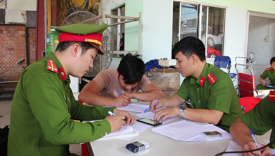 Cơ quan chức năng làm việc với đối tượng Mai Đình Toàn