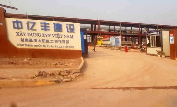 Ai phải chịu trách nhiệm trong việc để Công ty TNHH Ja Solar Việt Nam thi công rầm rộ khi không có ĐTM được phê duyệt