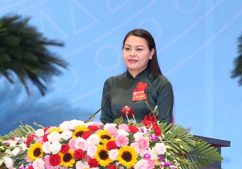 Bà Nguyễn Thị Thu Hà - Uỷ viên Trung ương Đảng, Chủ tịch Hội Liên hiệp Phụ nữ Việt Nam
