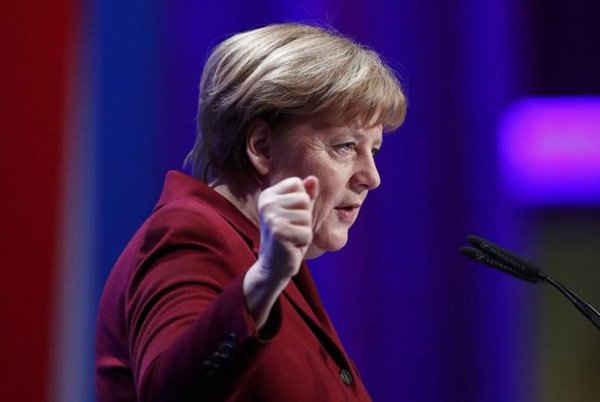 Thủ tướng Đức Angela Merkel phát biểu tại một cuộc họp tại Berlin, Đức vào ngày 14/3/2017. Ảnh: REUTERS / Fabrizio Bensch
