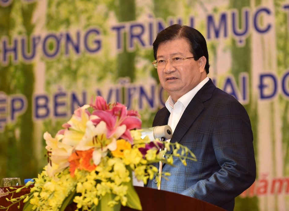 Phó Thủ tướng Trịnh Đình Dũng phát biểu chỉ đạo Hội nghị - Ảnh: Chinhphu.vn 
