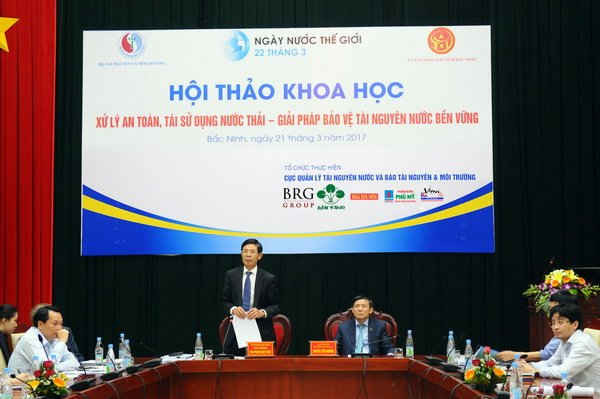 Thứ trưởng Bộ TN&MT Chu Phạm Ngọc Hiển phát biểu tại Hội thảo
