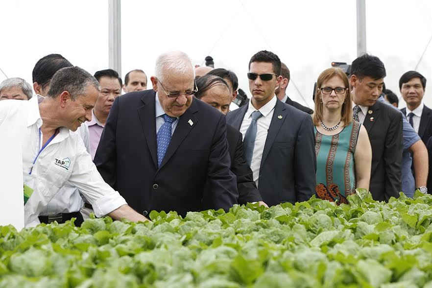 Tổng thống Israel và Phu nhân thăm khu Nhà kính VinEco Tam Đảo