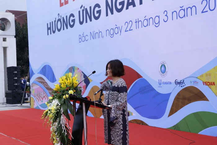 Bà Nguyễn Thị Thu Hà, Giám đốc ngành hàng nước xả vải - Công ty TNHH Quốc tế Unilever Việt Nam