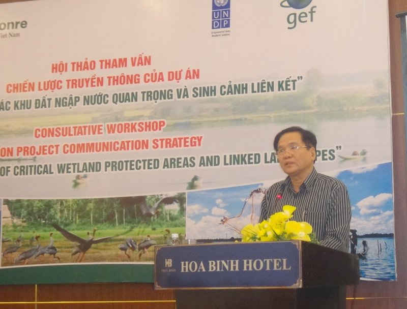 ông Nguyễn Thế Chinh Viện trưởng Viện Chiến lược, Chính sách tài nguyên và môi trường 