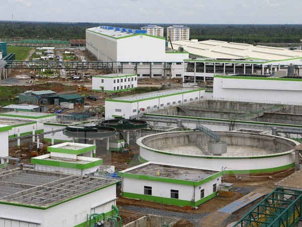Hệ thống xử lý nước thải của Nhà máy Giấy Lee & Man Việt Nam.