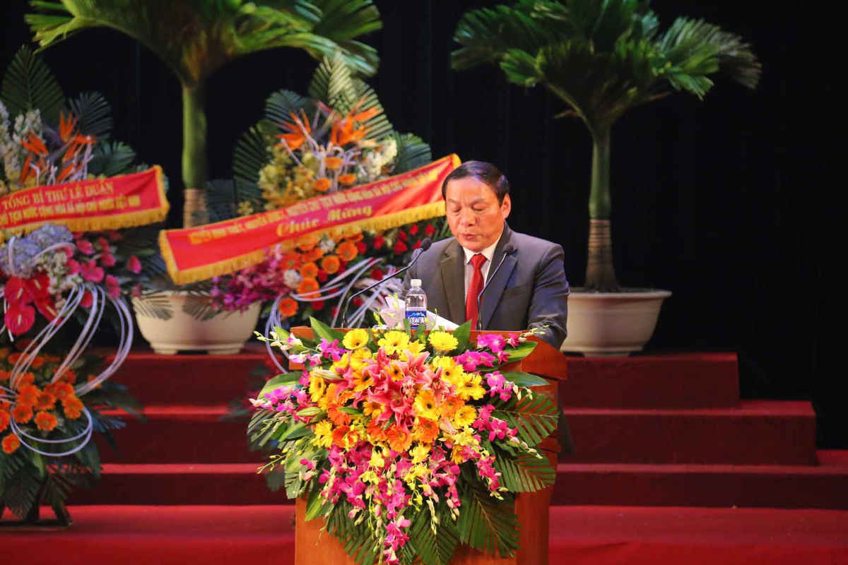 Đồng chí Nguyễn Văn Hùng- Bí thư Tỉnh ủy Quảng Trị ôn lại cuộc đời, sự nghiệp của cố Tổng Bí thư Lê Duẩn