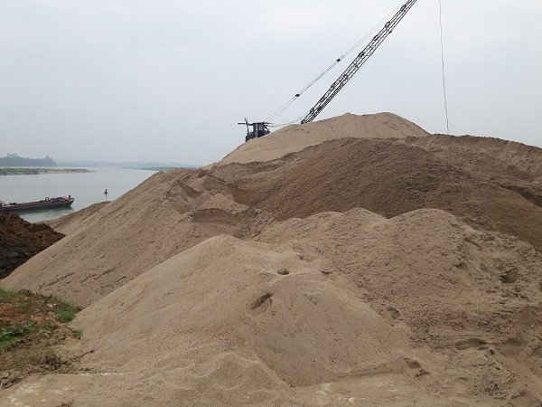 Tất cả các bến cát ở huyện Thanh Chương đều đang hoạt động không phép