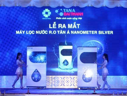 Tân Á Đại Thành ra mắt sản phẩm Máy lọc nước R.O Tân Á Nanometer Silvertại hội thảo Hải Dương