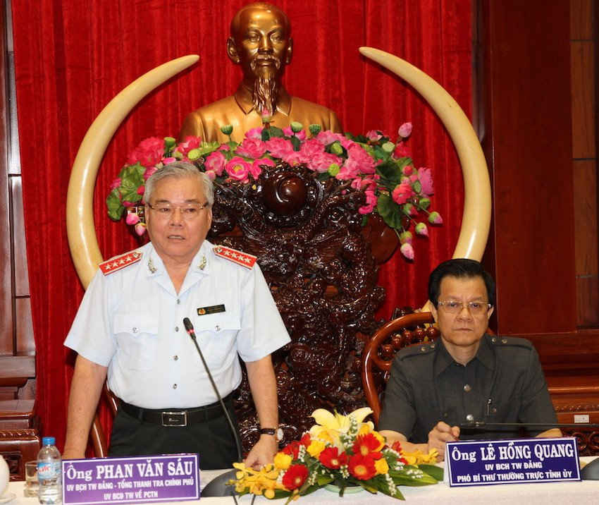 Tổng Thanh tra Chính phủ Phan Văn Sáu yêu cầu nâng cao hơn nữa chất lượng tiếp công dân, giải quyết khiếu nại, tố cáo và phòng, chống tham nhũng của tỉnh Tiền Giang.