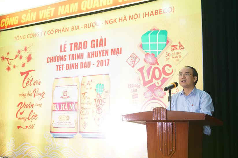 Ông Nguyễn Hồng Linh – TGĐ Để đánh giá cao sự  ủng hộ nhiệt tình của người tiêu dùng và sự hợp tác chặt chẽ từ các quý đại lý 