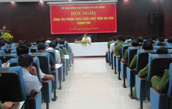 Hội nghị Quán triệt công tác phòng cháy chữa cháy và cứu nạn cứu hộ trên địa bàn thành phố Đà Nẵng