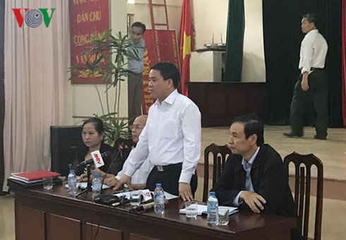 Chủ tịch Hà Nội Nguyễn Đức Chung phát biểu tại buổi đối thoại