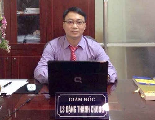 Luật sư Đặng Thành Chung