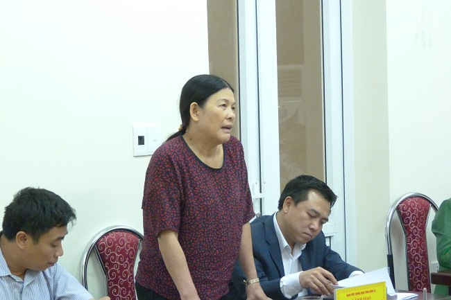 Bà Đoàn Thị Xuân, Phó Chủ tịch UBND huyện Mai Sơn