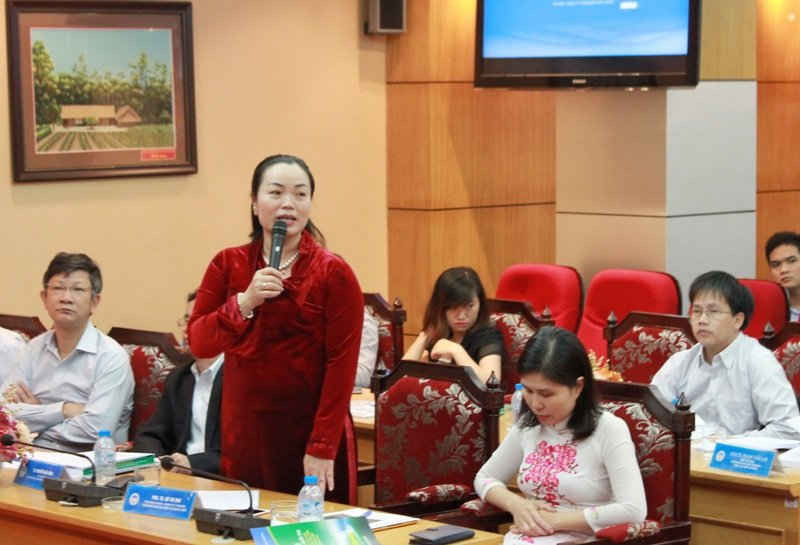 PGS.TS Vũ Thị Mai, Trưởng khoa Kinh tế và Quản lý Nguồn nhân lực (Đại học Kinh tế Quốc dân) – Chủ nhiệm đề tài 