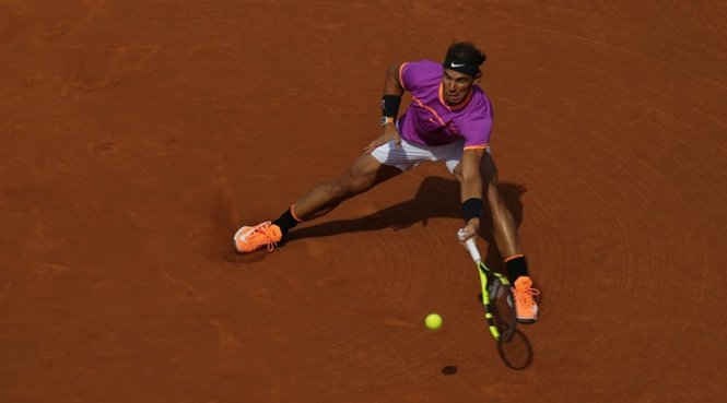 Nadal lần thứ 10 vô địch giải quần vợt Barcelona mở rộng. Ảnh AP