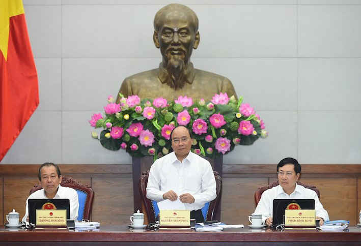 Thủ tướng chủ trì phiên họp Chính phủ thường kỳ tháng 4/2017.