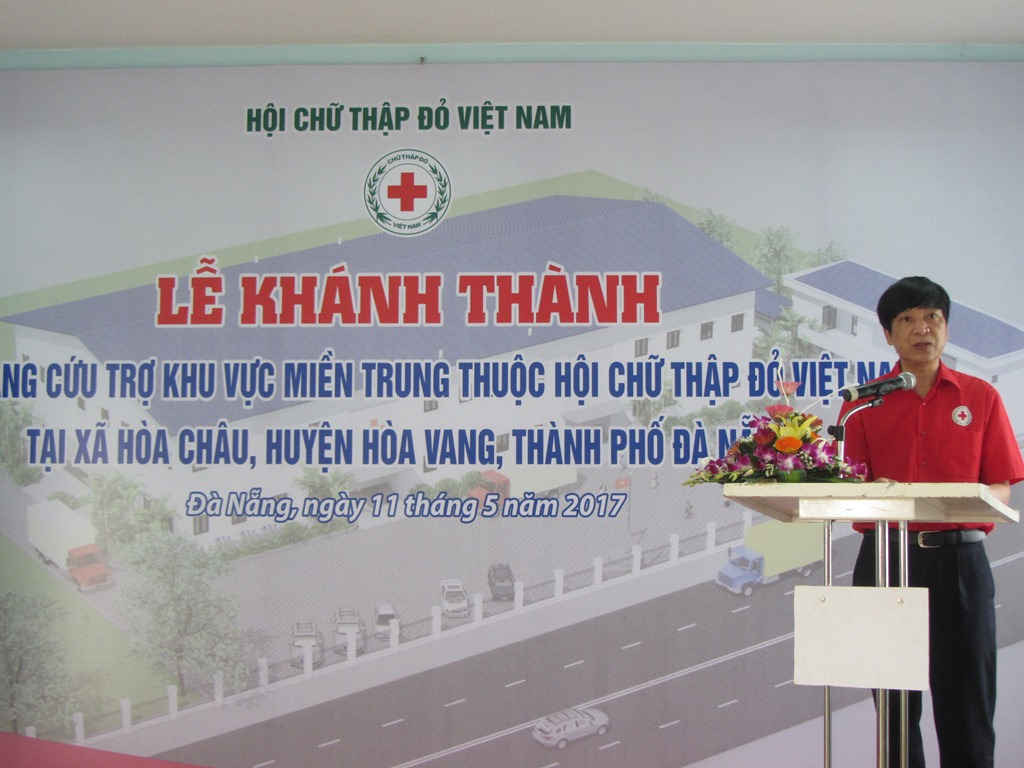 Ông Đoàn Văn Thái - Phó Chủ tịch, Tổng thư ký TW Hội CTĐ Việt Nam khẳng định, đây là kho hàng cứu trợ thiên tai lớn nhất cả nước