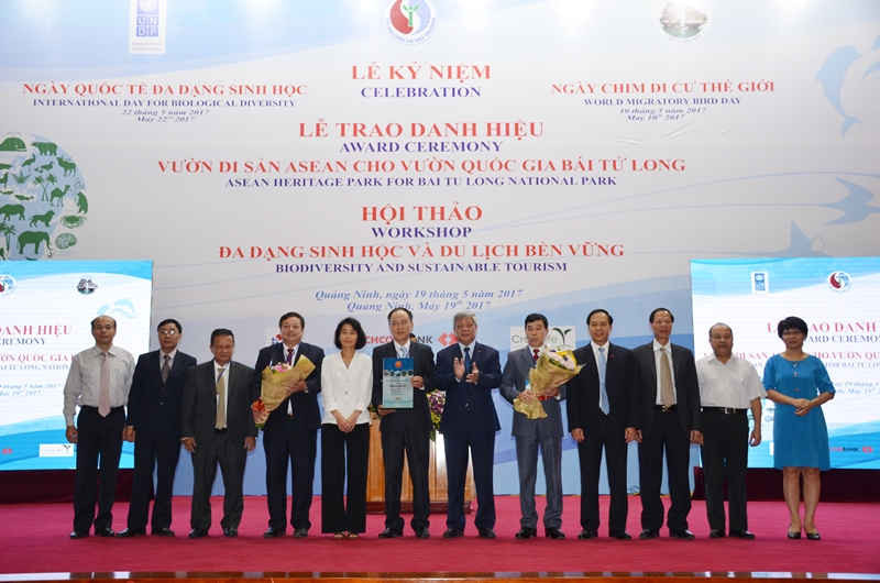Vườn Quốc Gia Bái Tử Long đón nhận danh hiệu vườn Di sản ASEAN