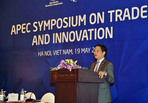 Bộ trưởng Bộ Công Thương Trần Tuấn Anh phát biểu khai mạc Hội nghị sáng 19/5 tại Hà Nội
