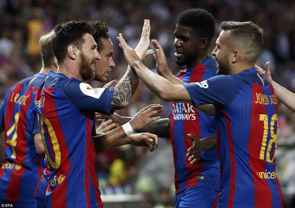 Lionel Messi lại là người mở đầu chiến thắng cho Barca