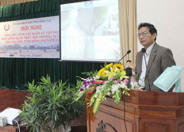 Phó Chủ tịch UBND tỉnh Đồng Nai Võ Văn Chánh phát biểu chỉ đạo Hội nghị