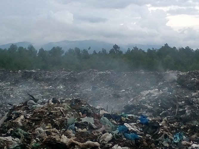 TX.Ba Đồn và huyện Quảng Trạch đang phải dùng chung một bãi rác