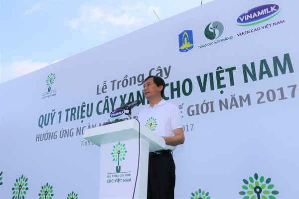 Ông Trần Minh Văn – Giám đốc Điều hành Vinamilk phát biểu tại sự kiện