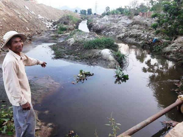 Nước thải từ KCN công nghiệp gây ô nhiễm môi trường trong suốt thời gian dài