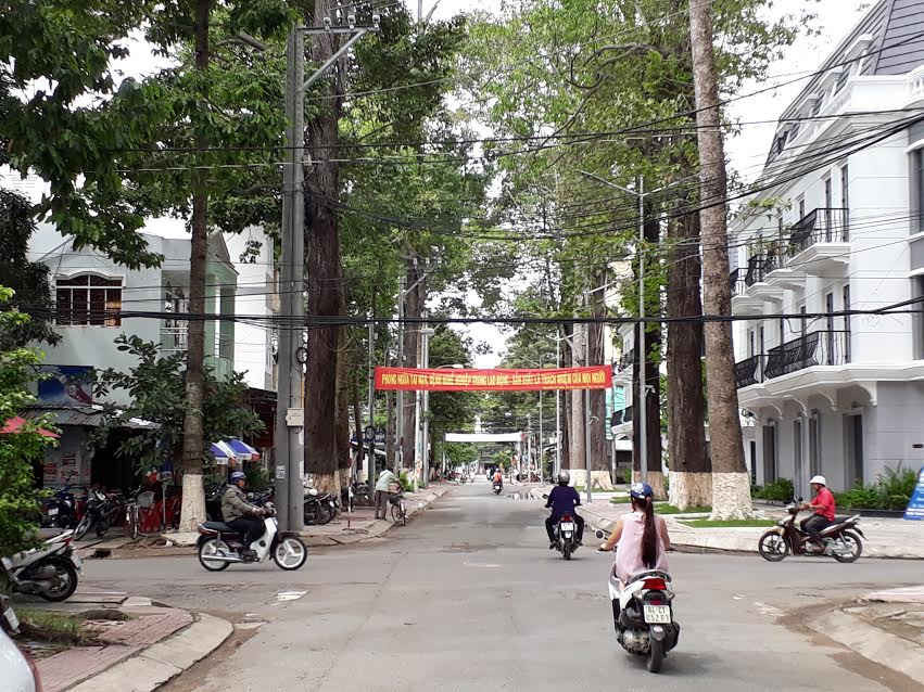 Nhiều tuyến đường xanh – sạch – đẹp tại trung tâm TP Trà Vinh.