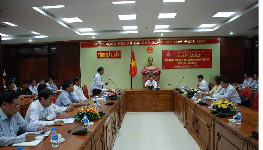 Lãnh đạo UBND tỉnh Đắk Lắk ghi nhận và đánh giá cao vai trò của báo chí trong phát triển của tỉnh.