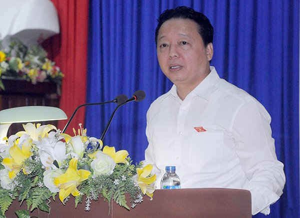 Bộ trưởng Trần Hồng Hà báo cáo cử tri TP Bà Rịa kết quả Kỳ họp thứ ba, Quốc hội khoá XIV