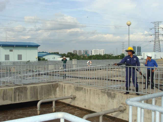 Nhà máy xử lý nước thải sinh hoạt Bình Hưng