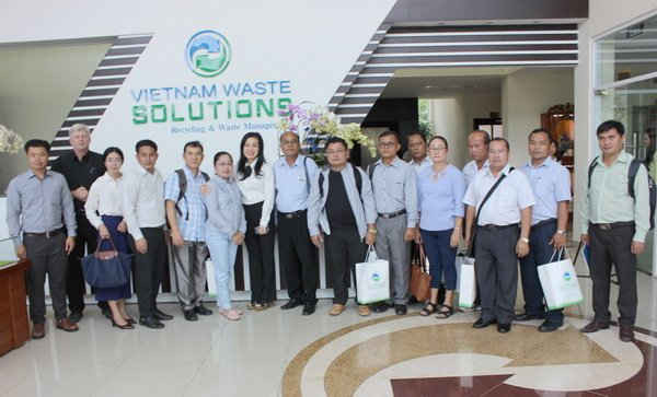 Lãnh đạo dự án – Savannakhet – Lào và Lãnh đạo VWS tại Khu liên hợp