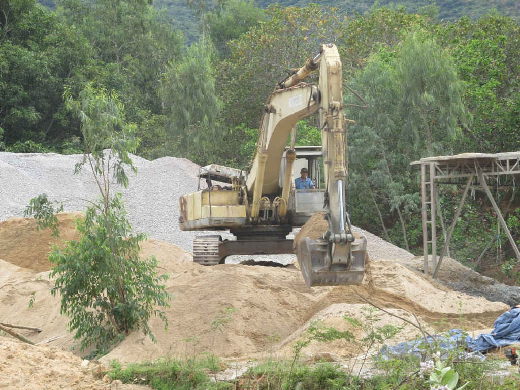 Hồ Mỹ Thuận đảm bảo thi công đúng tiến bộ vượt lũ an toàn
