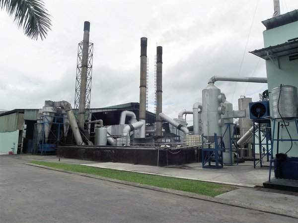 Một góc nhà máy xử lý chất thải nguy hại ở Bình Dương