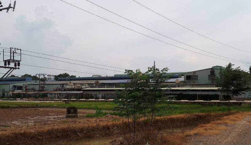 Quang cảnh nhà máy Sunhouse ở xã Ngọc Liệp, huyện Quốc Oai