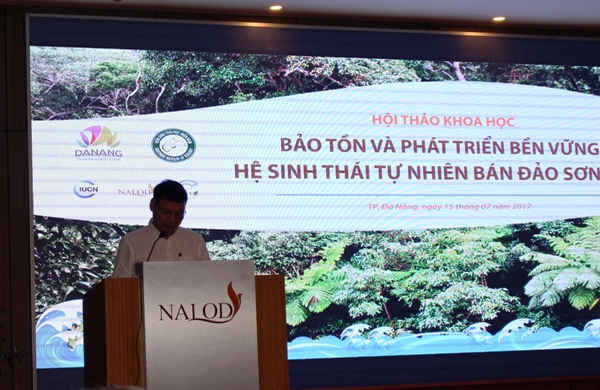 Ông Hồ Kỳ Minh, Phó Chủ tịch UBND TP. Đà Nẵng phát biểu tại hội thảo