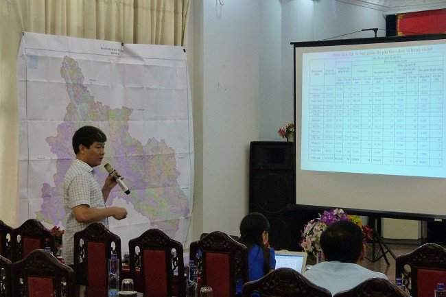 Đơn vị tư vấn dự án báo cáo Dự thảo kết quả điều tra thoái hóa đất lần đầu tỉnh Sơn La.