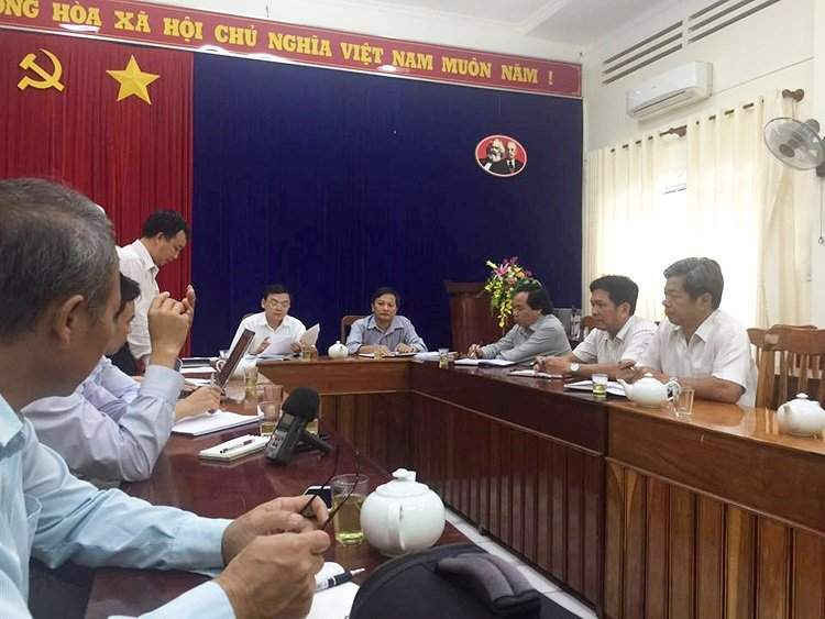  Sở NNPTNN tỉnh Kon Tum họp báo về an toàn hồ chứa nước và các nguy cơ tiềm ẩn.