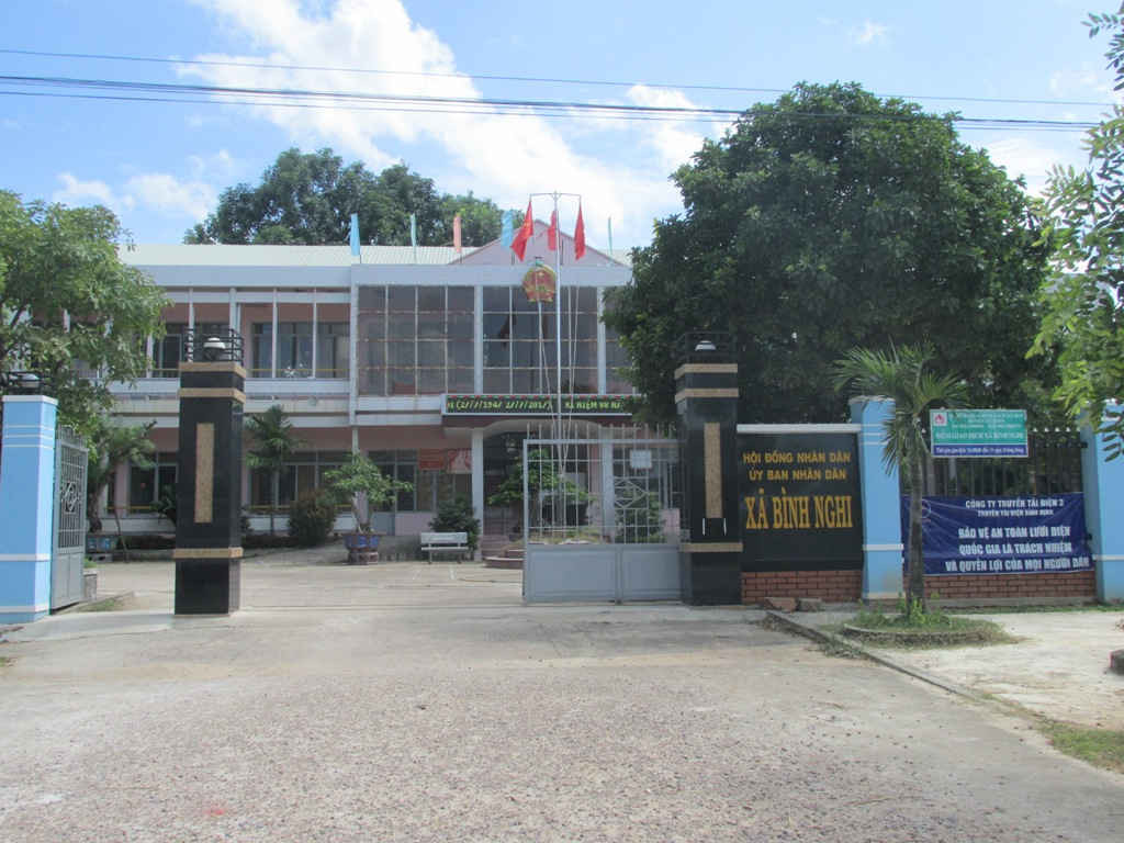Trụ sở UBND xã Bình Nghi, huyện Tây Sơn  
