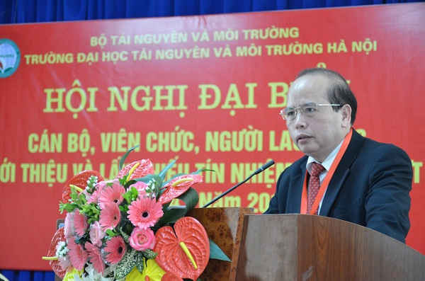 PGS.TS Nguyễn Ngọc Thanh - Hiệu trưởng Trường ĐHTN&MT HN 