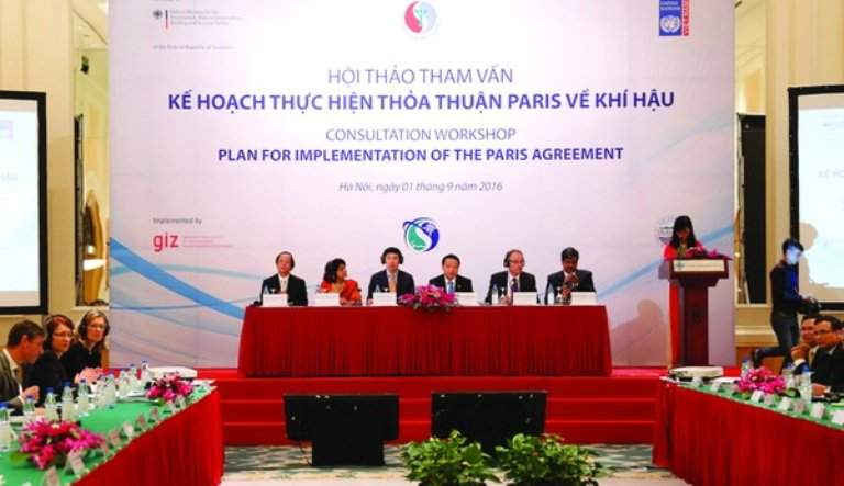 Bộ trưởng Trần Hồng Hà chủ trì Hội thảo Tham vấn Kế hoạch thực hiện Thỏa thuận Paris