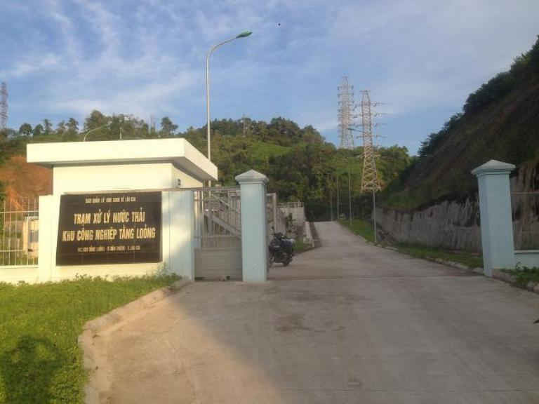 Nhà máy xử lý nước thải Khu công nghiệp Tằng Loỏng ( Lào Cai). Ảnh: Ban Quản lý Khu kinh tế tỉnh Lào Cai. 