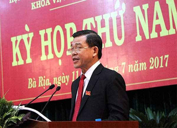 Ông Nguyễn Hồng Lĩnh, Bí thư Tỉnh ủy, Chủ tịch HĐND tỉnh Bà Rại - Vũng Tàu