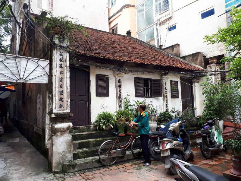 Khu vực nhà thờ tổ họ Nguyễn hiện nay ở số nhà 20, ngõ 31, phố Yên Bái II, phường Phố Huế
